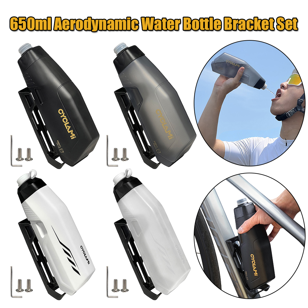 Mountain Biking Water Bottle - 650ml Drinking Bottle Bike Frame with