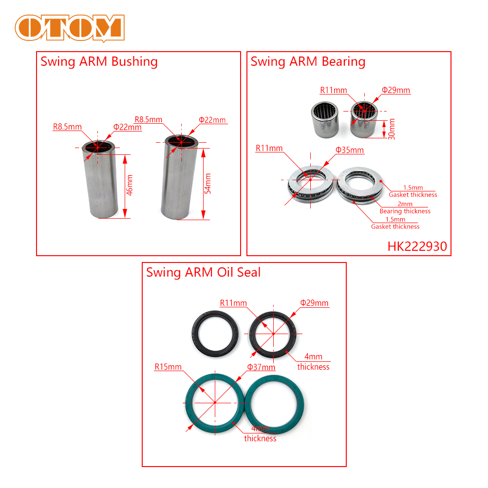 OTOM For HONDA CRF250R CRF450R - Fork Oil Seal recension och pris