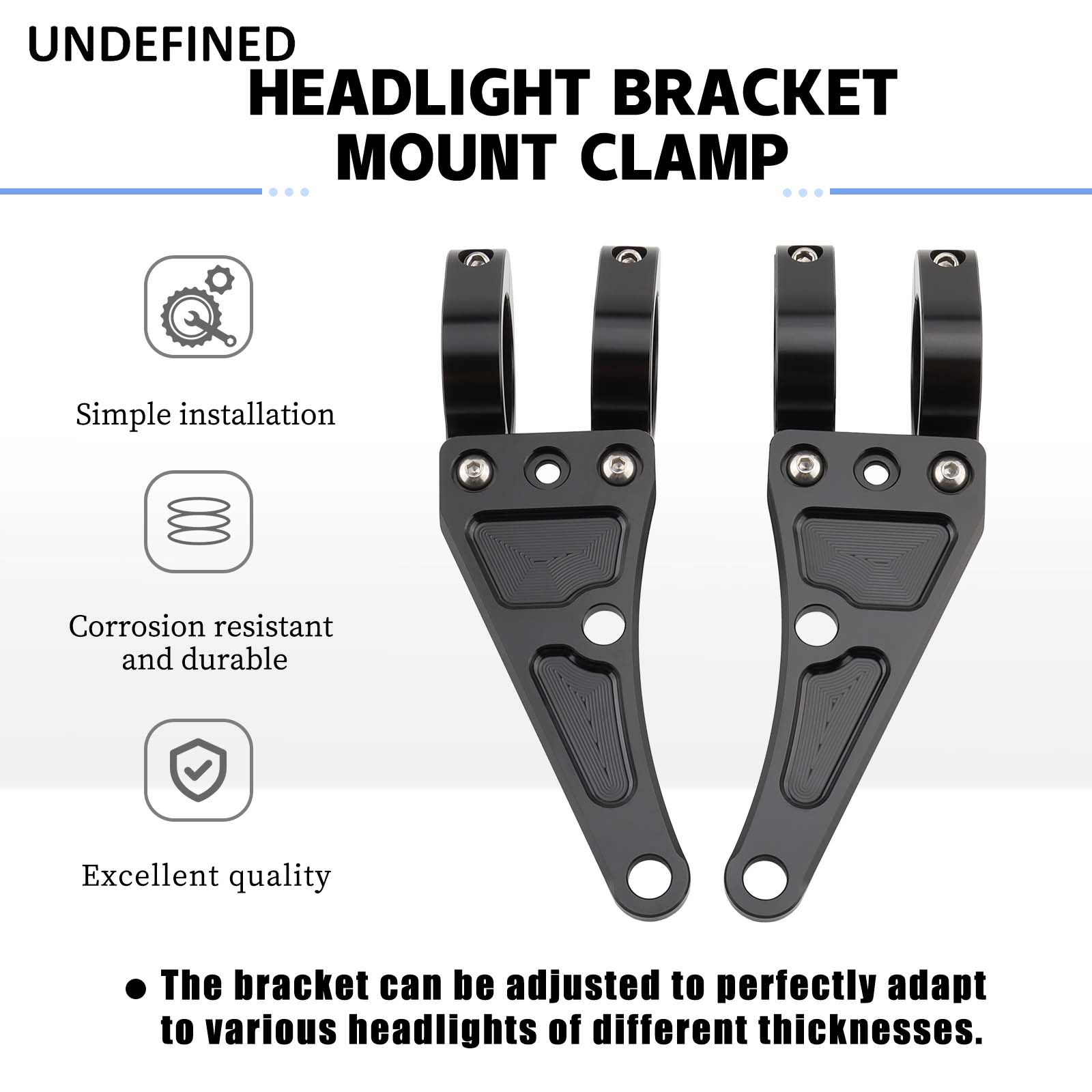 33mm-58mm Headlight Bracket Mo - Mountain Biking Las Vegas recension och pris