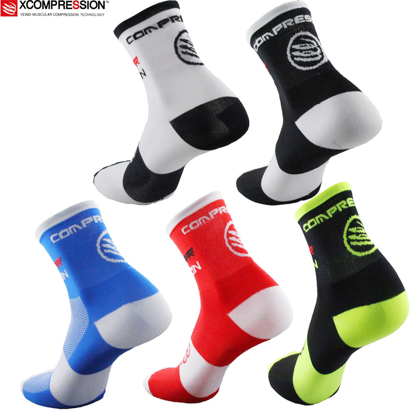 2017 New Cycling Socks High El - Mountain Biking Socks recension och pris