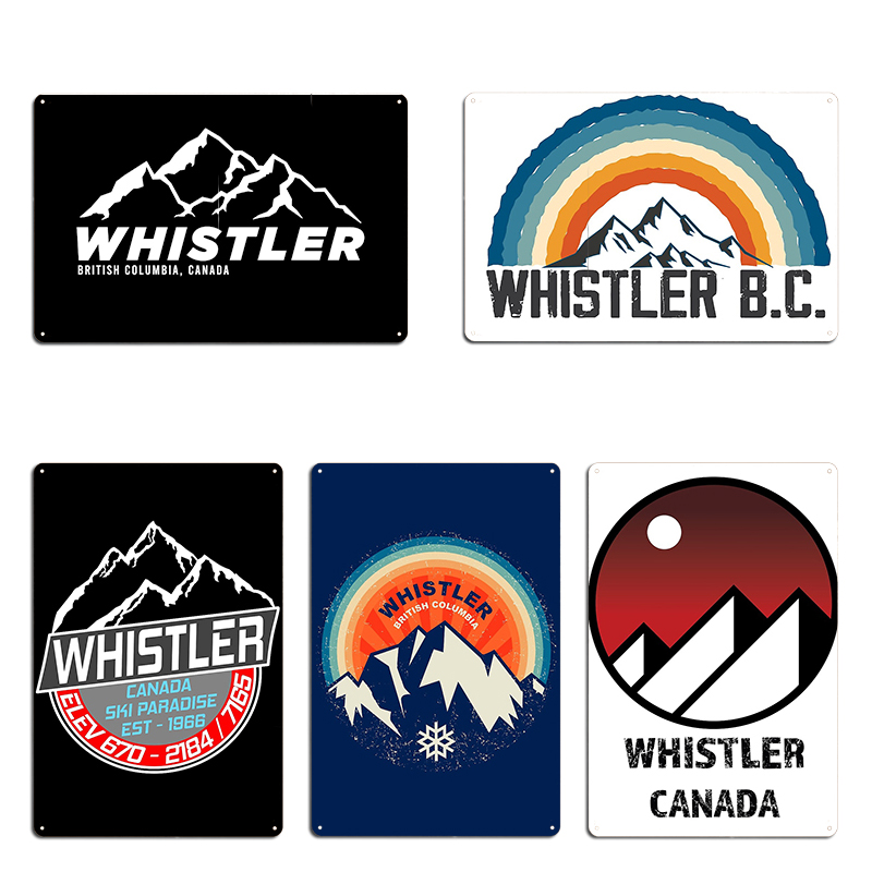 Retro Ski Whistler B.C Canada  - Mountain Biking Europe recension och pris