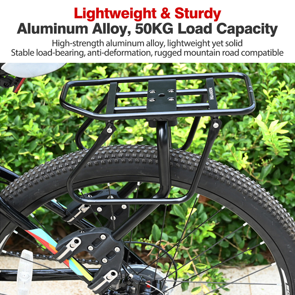 NEWBOLER Rear Bike Rack Alumin - Mountain Biking Fanny Pack recension och pris