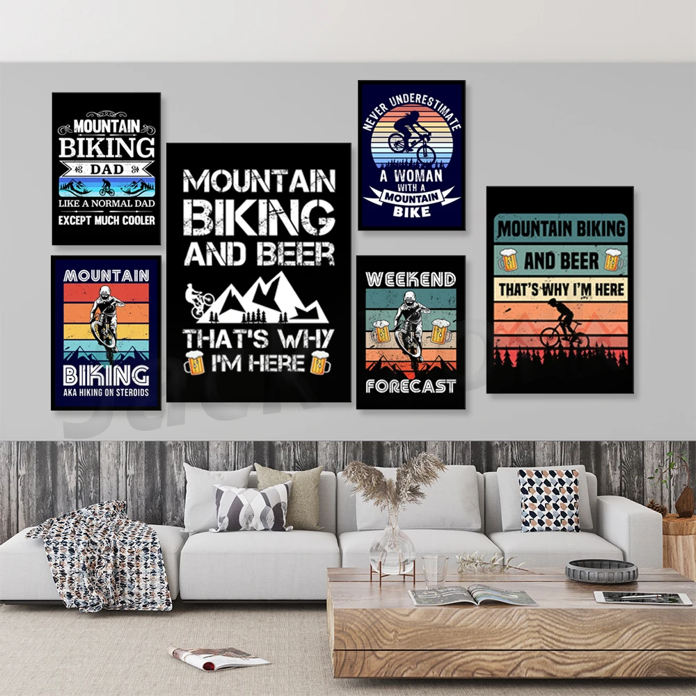 Go Mountain Bike Print Canvas  - Mountain Biking Europe recension och pris