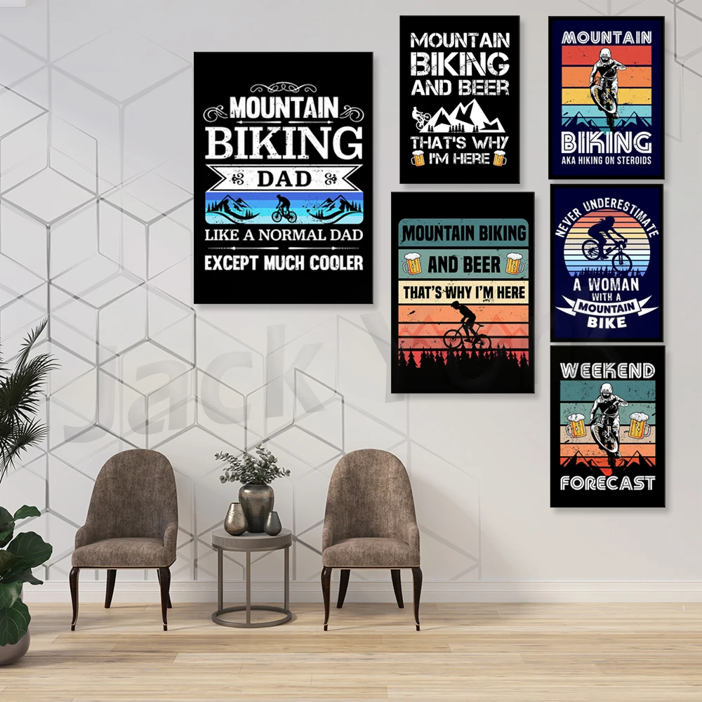 Go Mountain Bike Print Canvas  - Mountain Biking Europe recension och pris