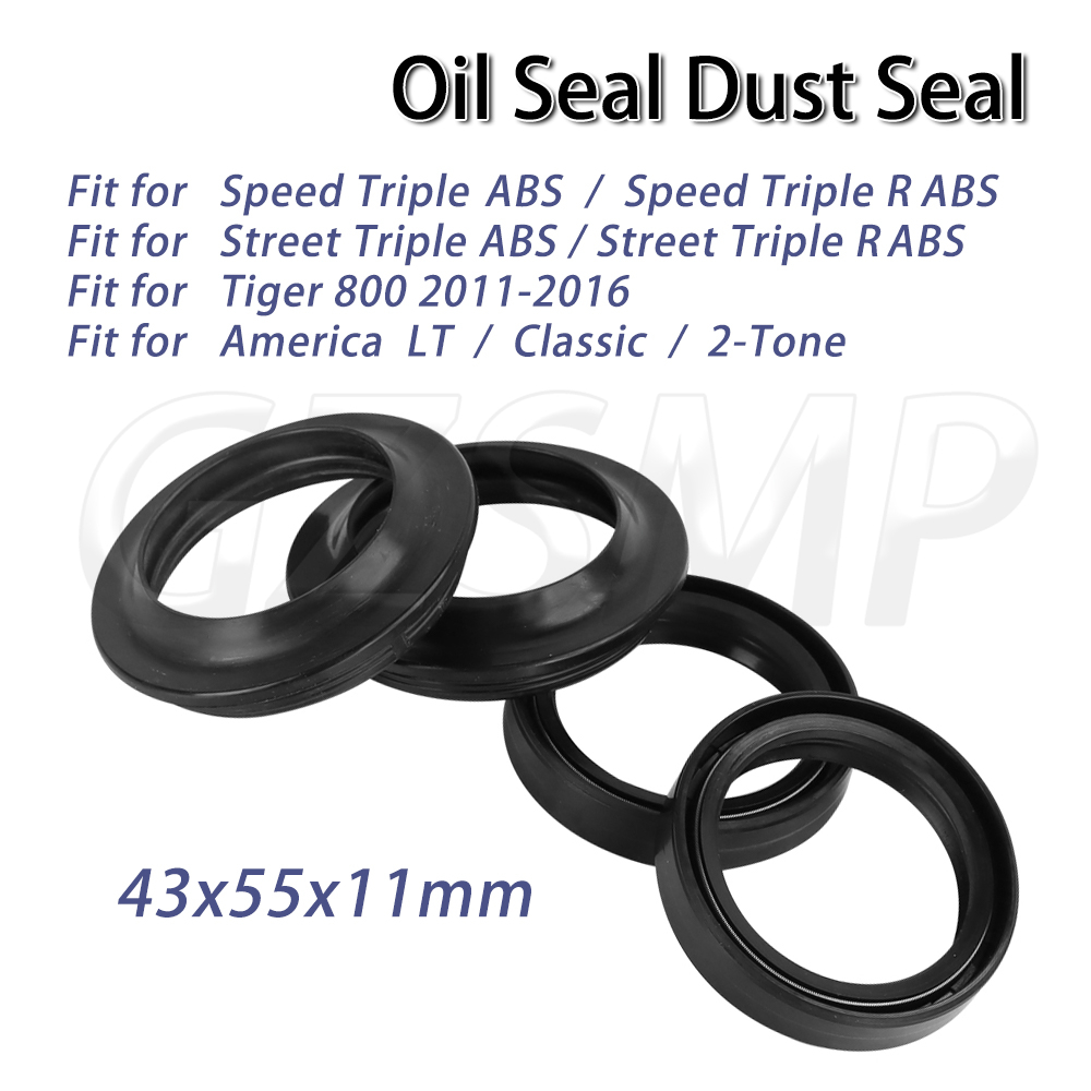 43X55X11mm Oil Dust Seal Motor - Fork Oil Seal recension och pris
